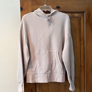 Athleta Light Pink Hoodie Sweatshirt